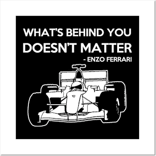 Ferrari Focus - Iconic Racing Quote Te Posters and Art